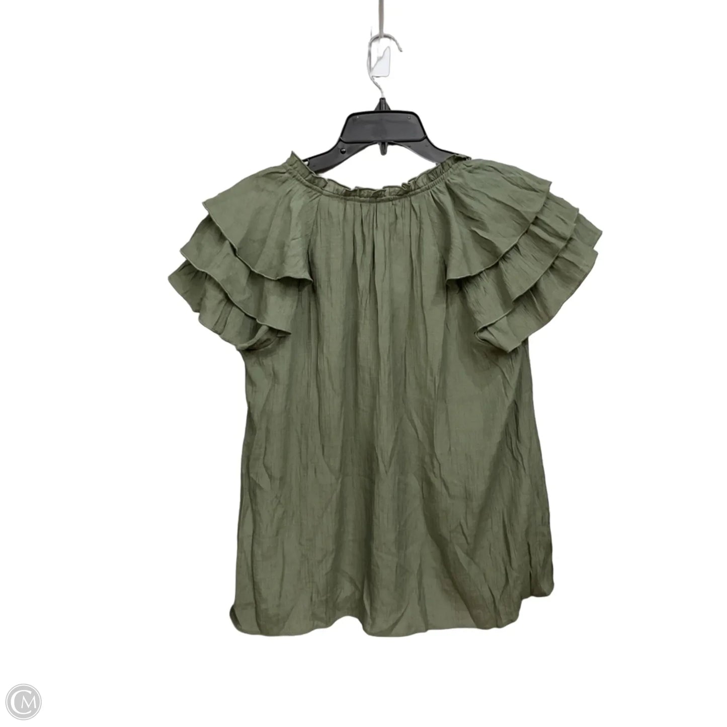 Top Short Sleeve By Nanette By Nanette Lepore In Green, Size: L