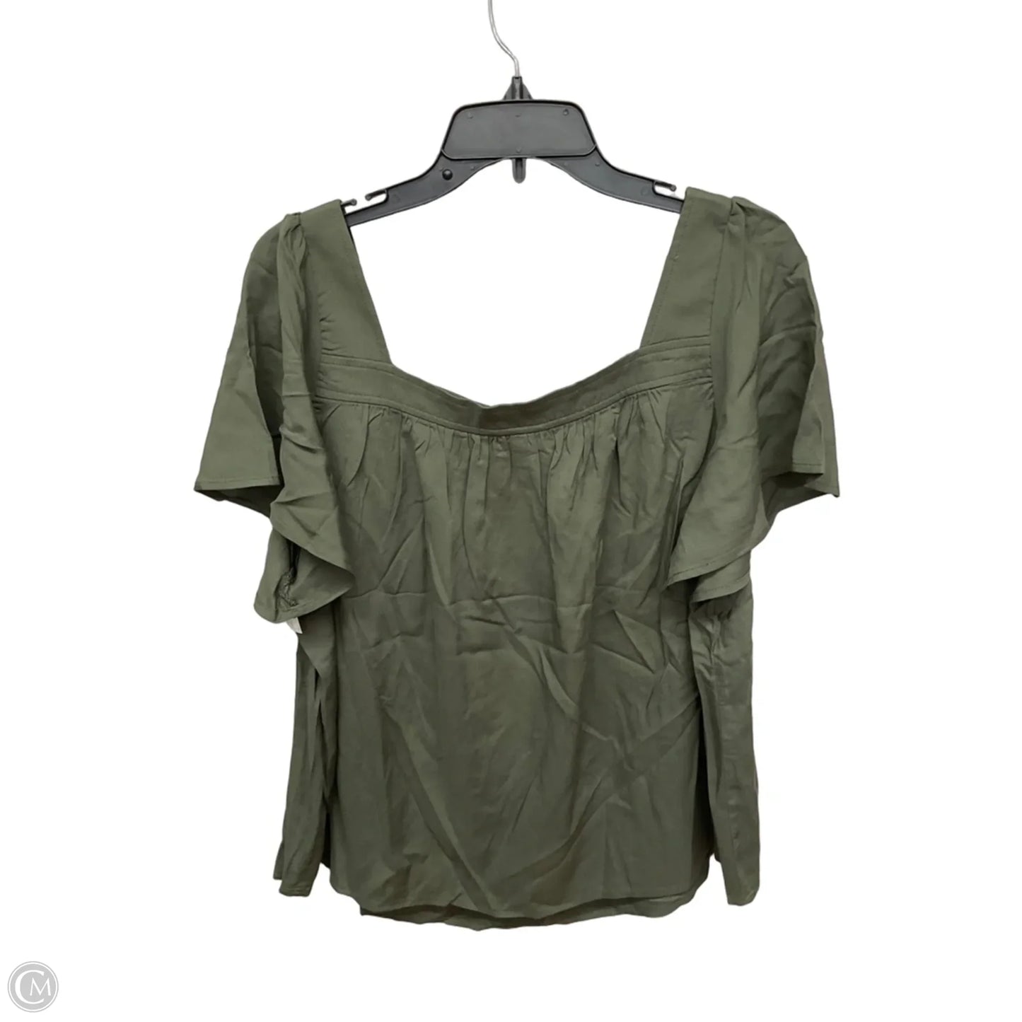 Top Short Sleeve By Torrid In Green, Size: L
