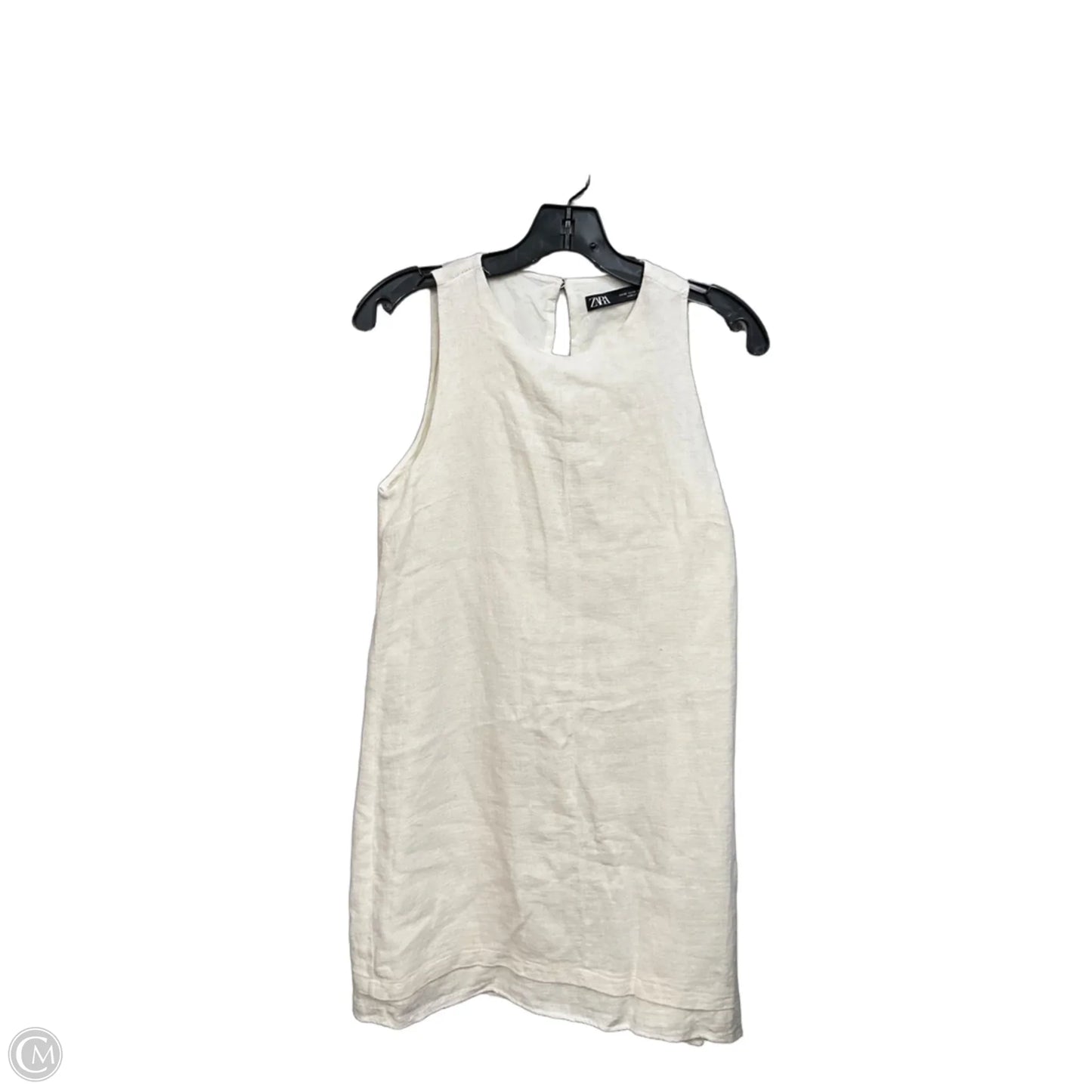Dress Casual Short By Zara In Cream, Size: Xs
