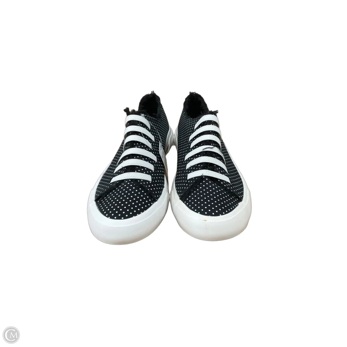 Shoes Sneakers By Rocket Dogs In Polkadot Pattern, Size: 9