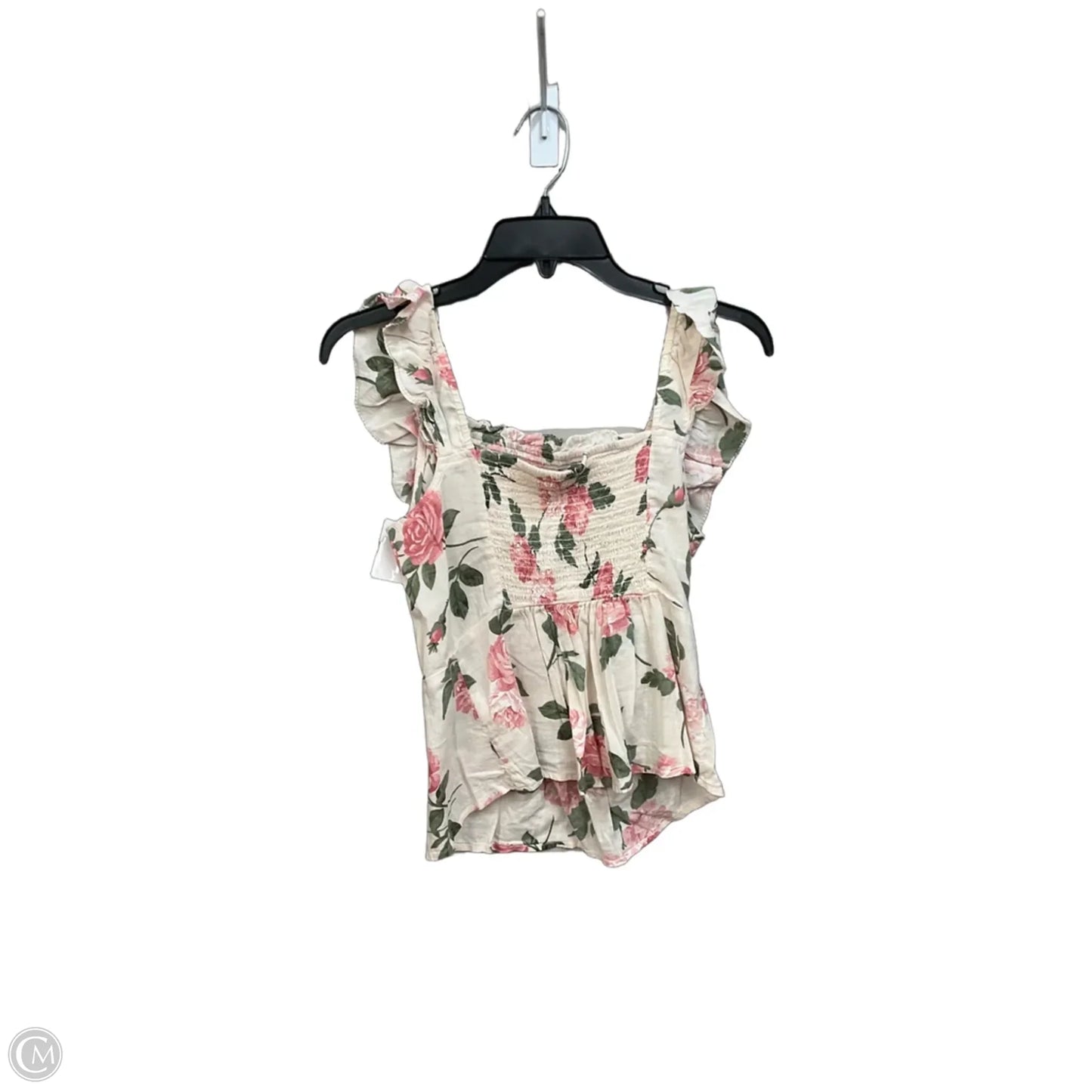 Top Sleeveless By Old Navy In Floral Print, Size: S