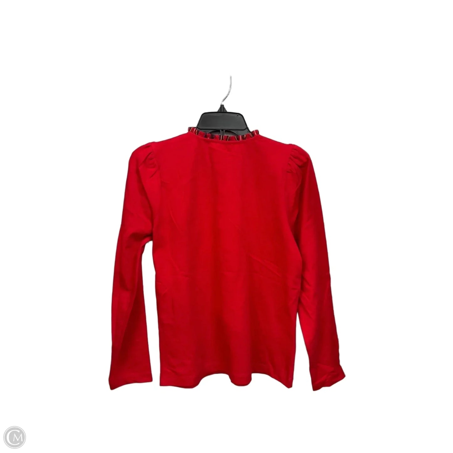 Top Long Sleeve By J. Crew In Red, Size: S