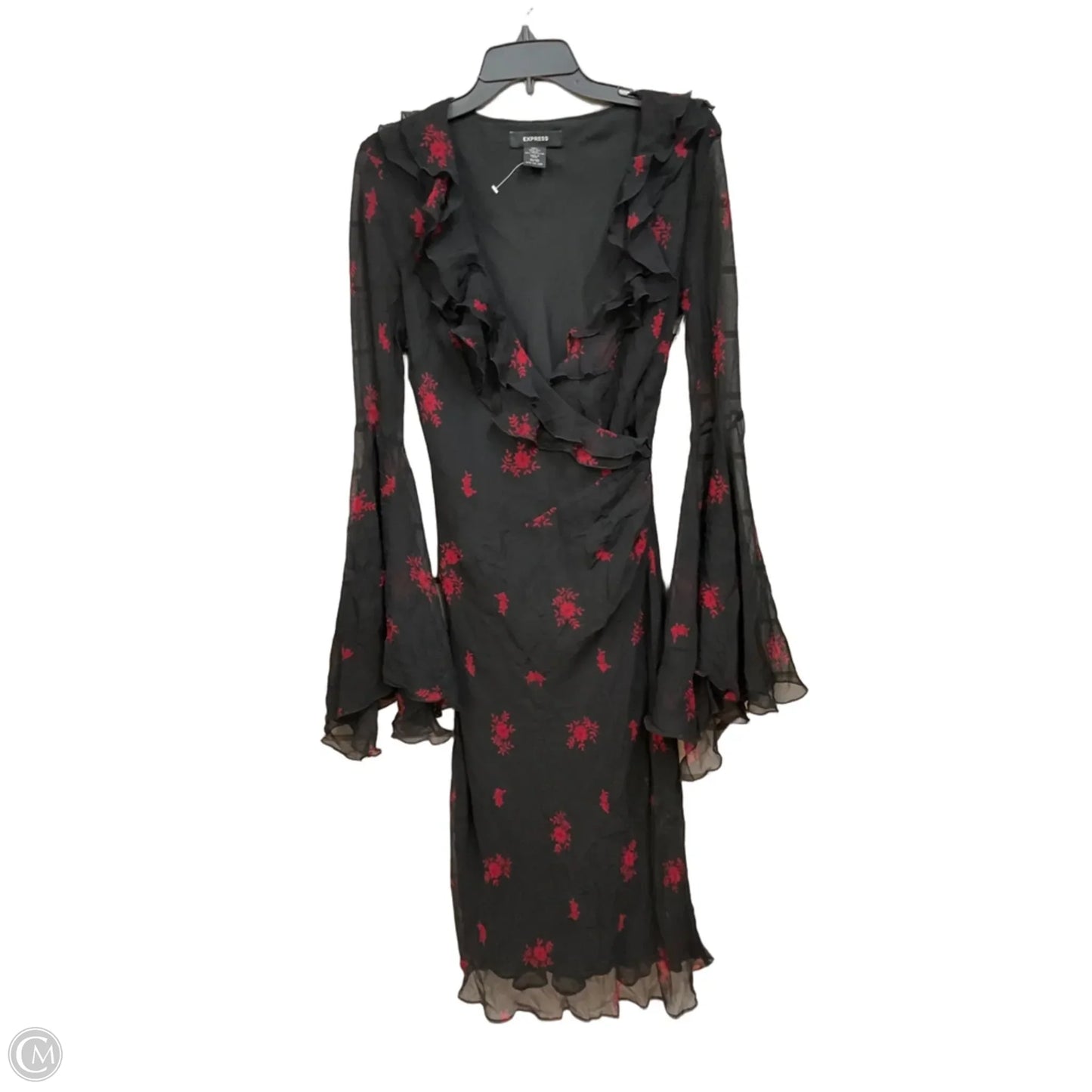 Dress Party Short By Express In Black, Size: L