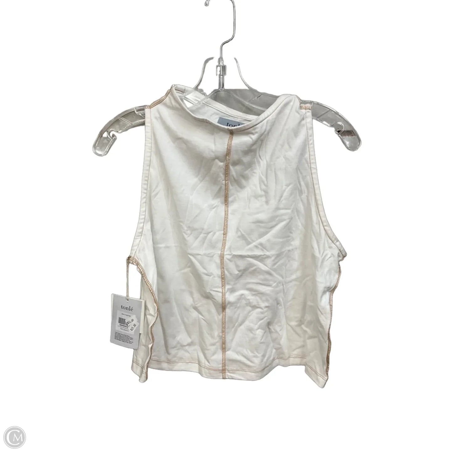 Top Sleeveless By Clothes Mentor In White, Size: Xl