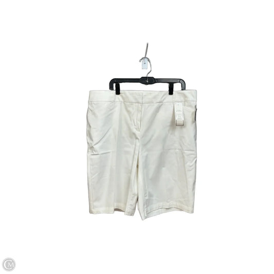 Shorts By Charter Club In White, Size: 16