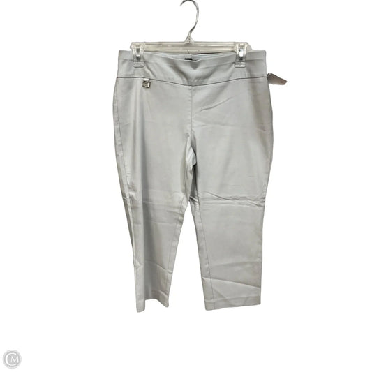 Capris By Alfani In Grey, Size: 12p