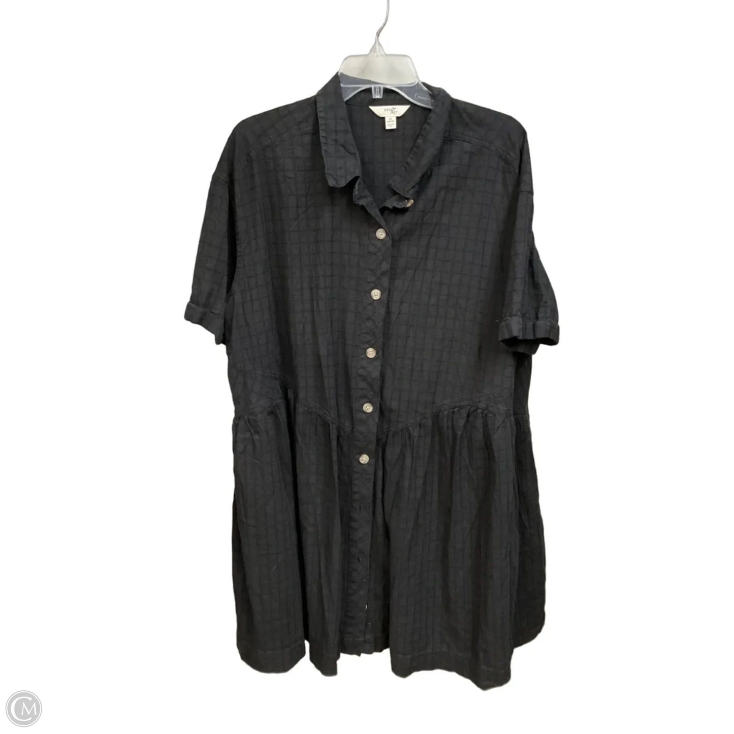 Dress Casual Short By Terra & Sky In Black, Size: 2x