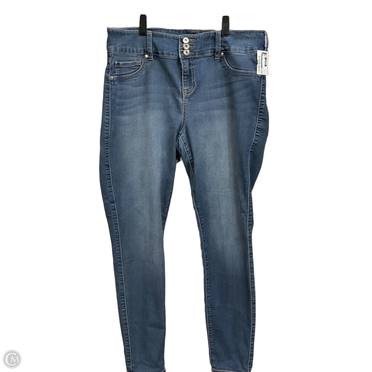 Jeans Skinny By Torrid In Blue Denim, Size: 16