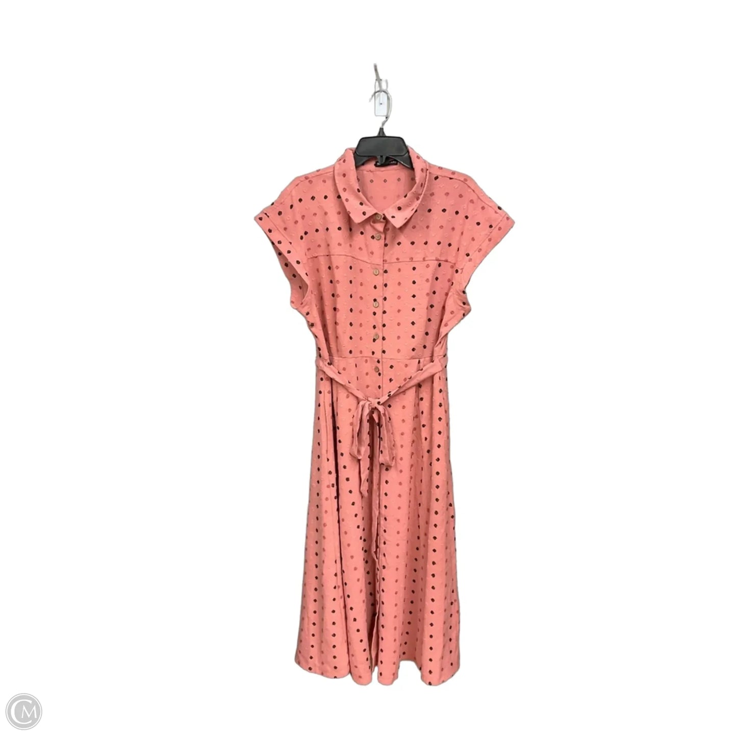 Dress Casual Maxi By Nina Leonard In Pink, Size: Xl