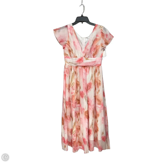 Dress Party Long By Clothes Mentor In Pink, Size: S
