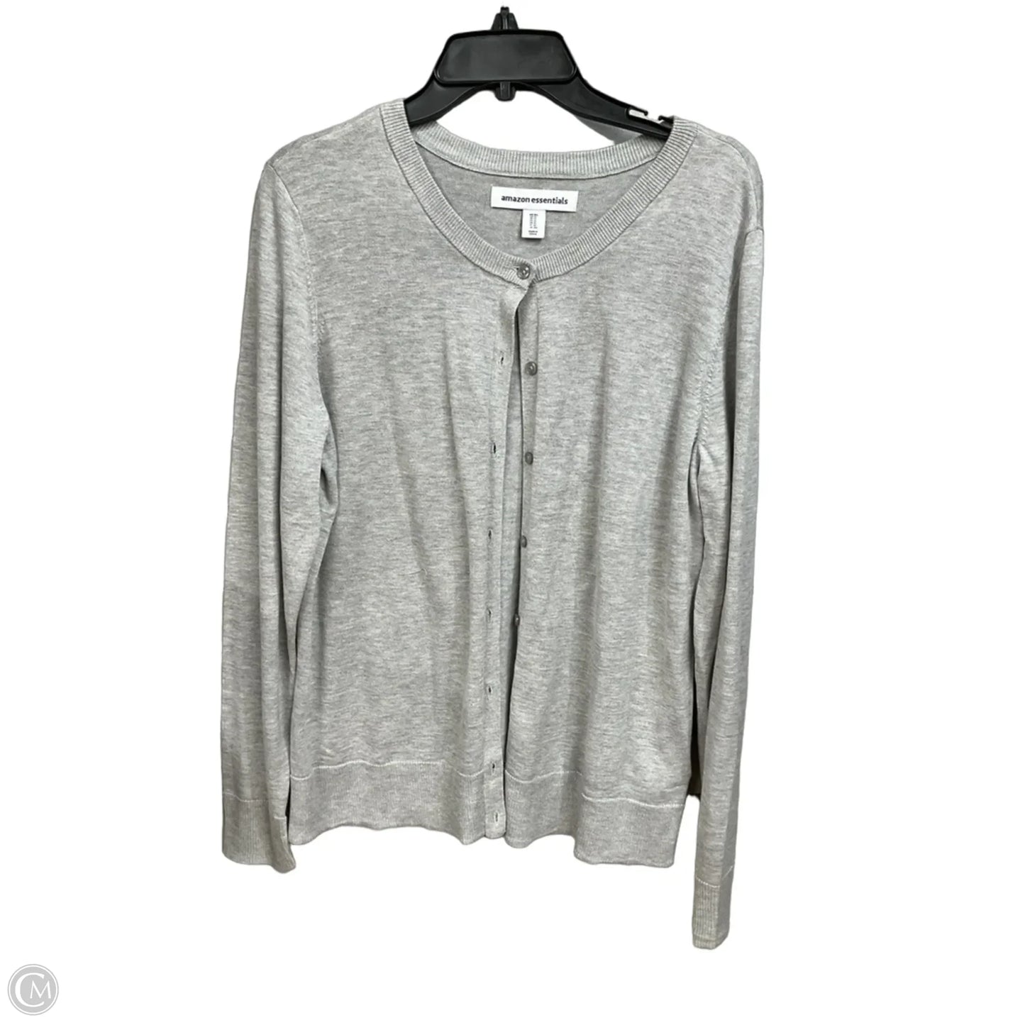Cardigan By Amazon Essentials In Grey, Size: Xl