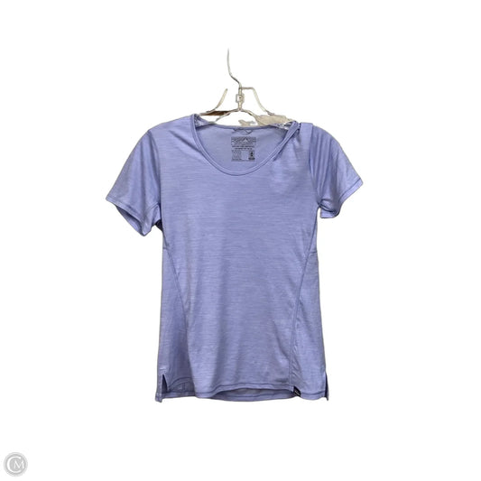 Athletic Top Short Sleeve By Patagonia In Purple, Size: Xs