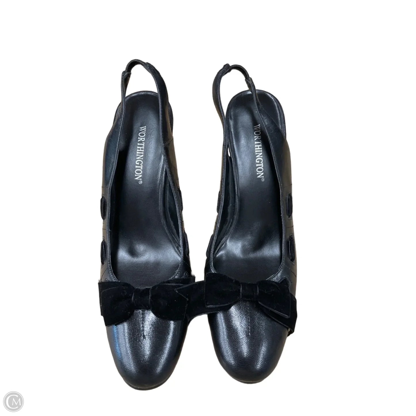 Shoes Heels Kitten By Worthington In Black, Size: 7