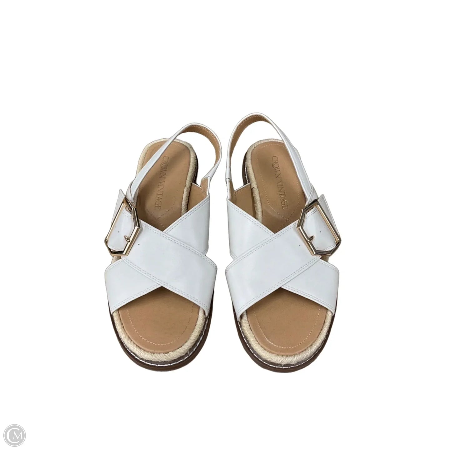 Sandals Flats By Crown Vintage In Beige, Size: 7