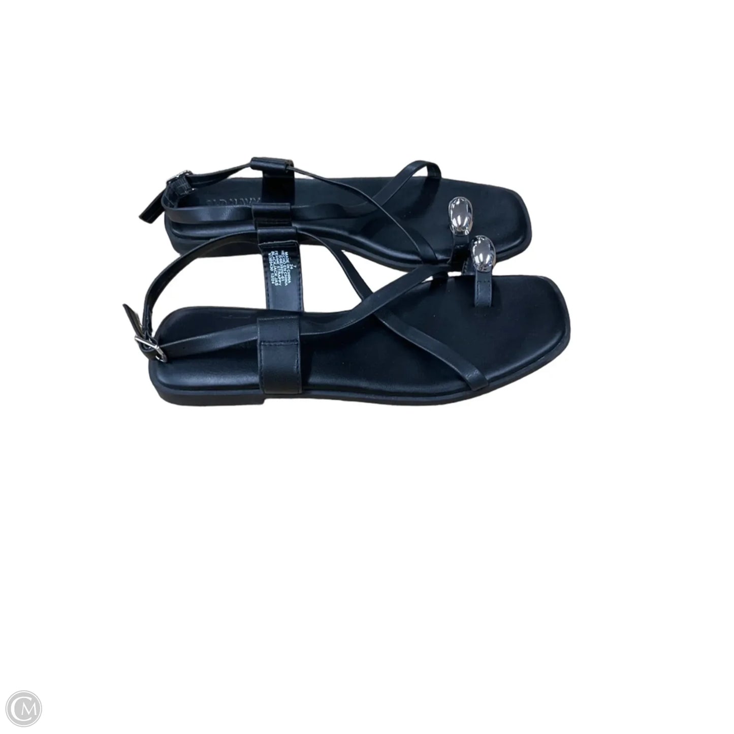 Sandals Flats By Old Navy In Black, Size: 7