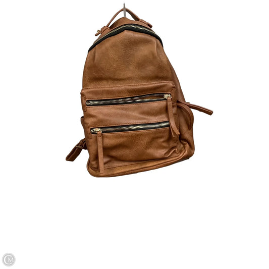 Backpack Leather By Madison West, Size: Medium