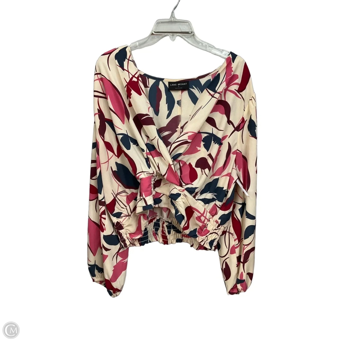 Top Long Sleeve By Lane Bryant In Floral Print, Size: Xxl