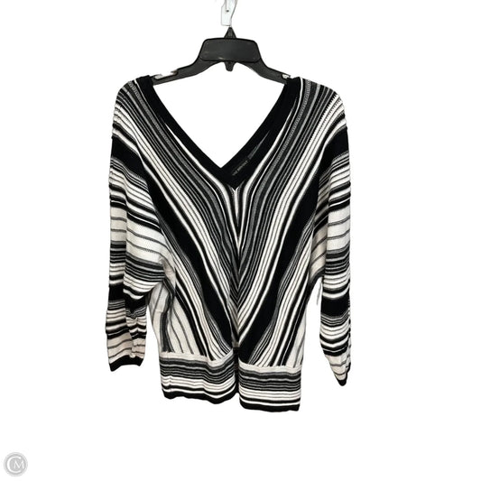 Sweater By Lane Bryant In Black & White, Size: Xxl