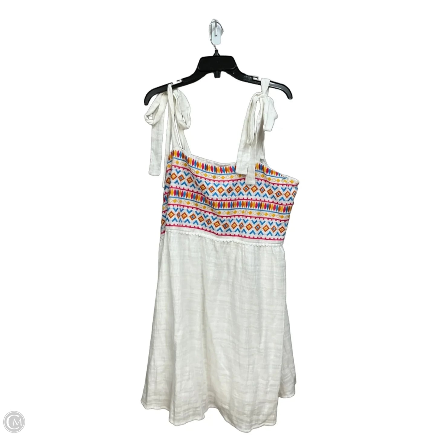 Dress Casual Short By Savanna Jane In White, Size: 3x