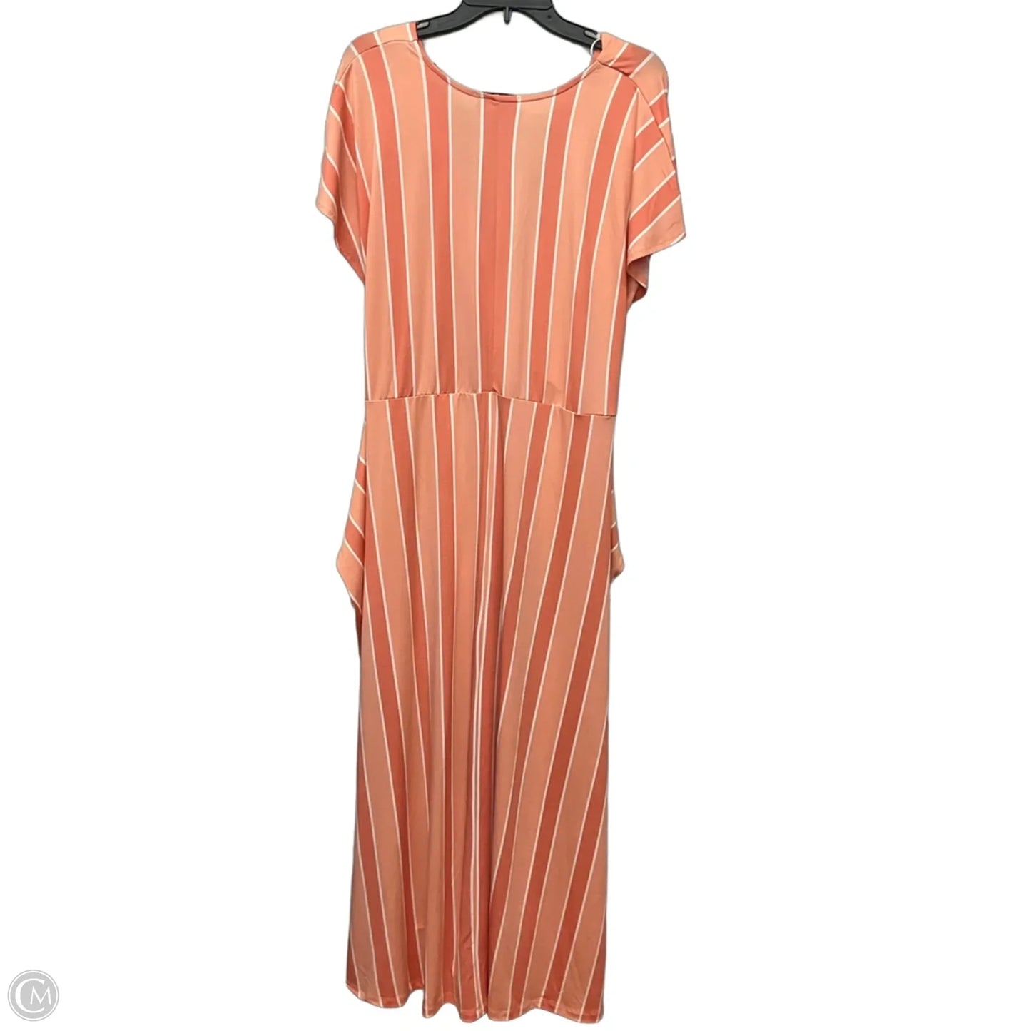 Dress Casual Maxi By Eloquii In Peach, Size: Xl