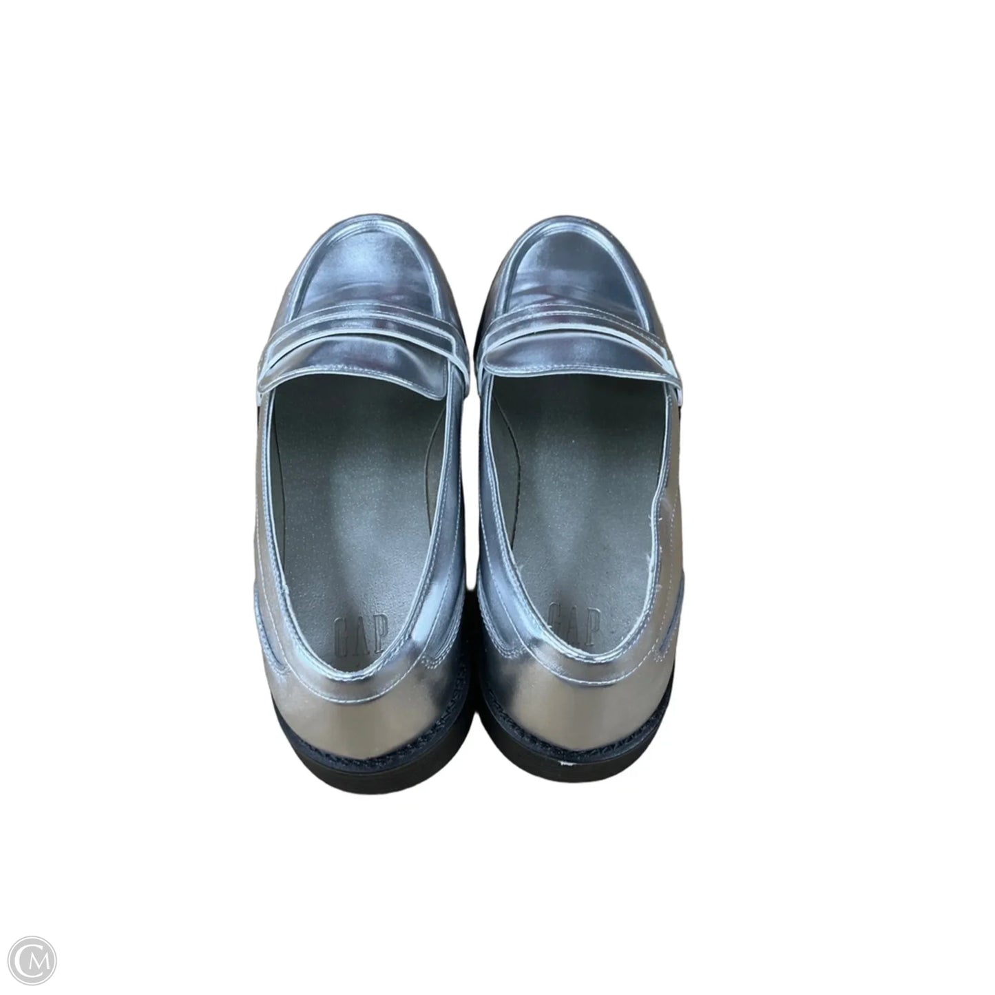 Shoes Flats By Gap In Silver, Size: 8