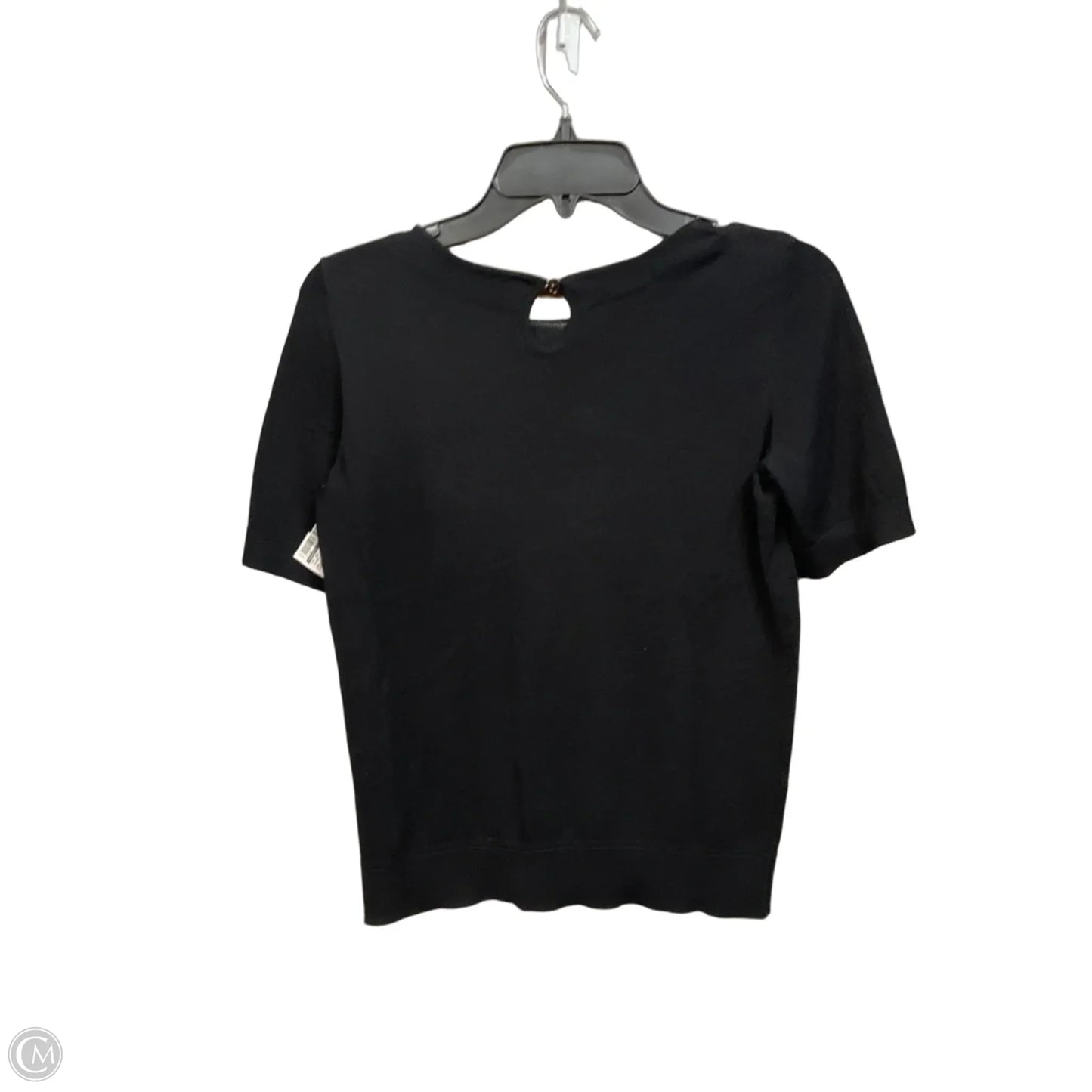 Top Short Sleeve By Talbots In Black, Size: Xsp