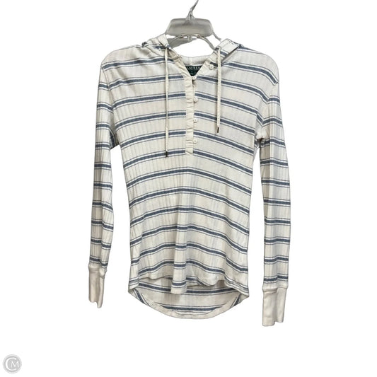 Top Long Sleeve By Lauren By Ralph Lauren In Striped Pattern, Size: S
