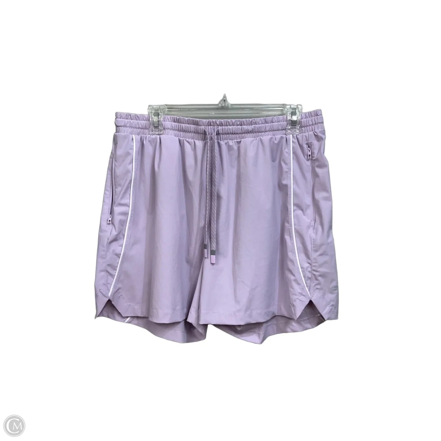 Athletic Shorts By Fabletics In Purple, Size: L