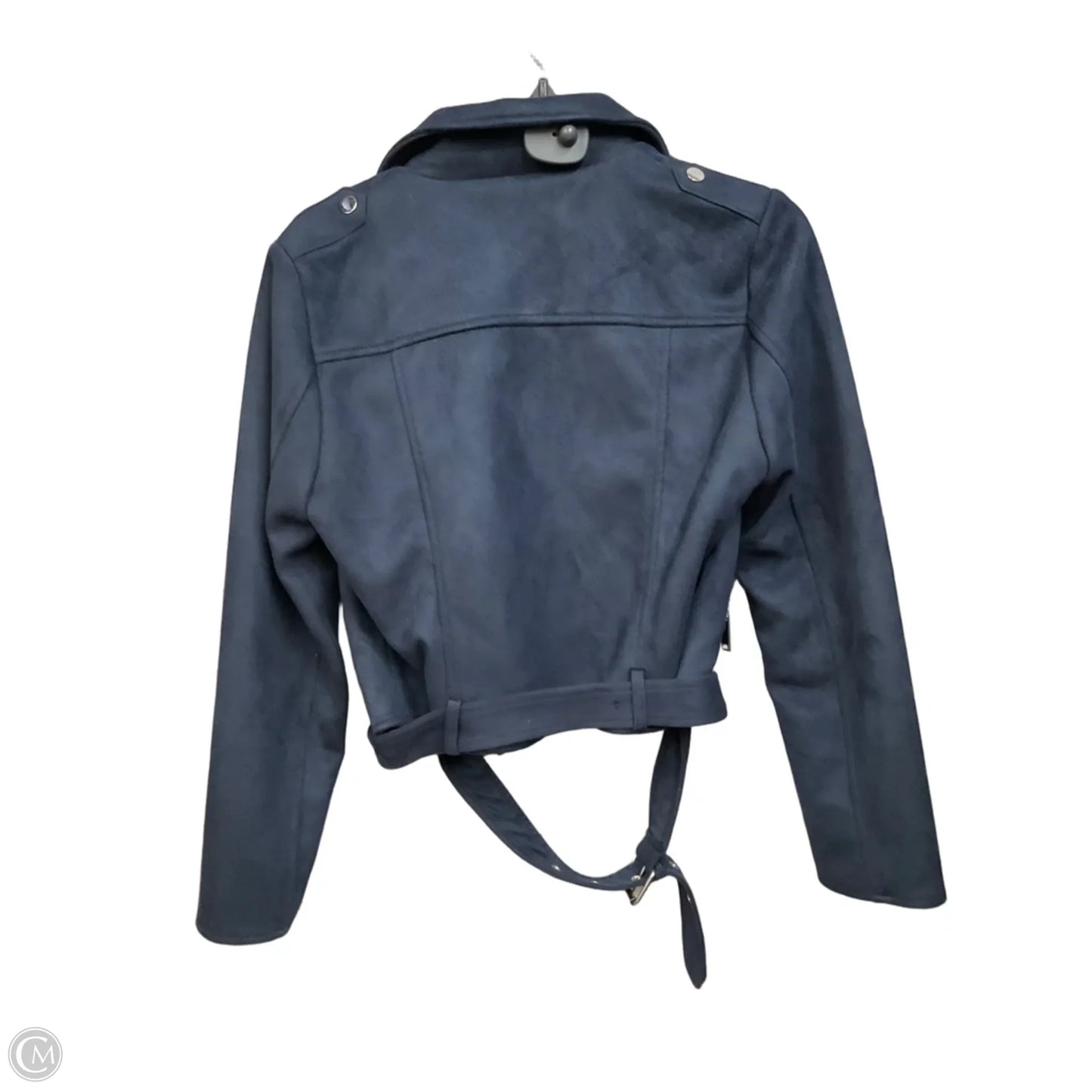 Jacket Moto By Primark In Blue, Size: M