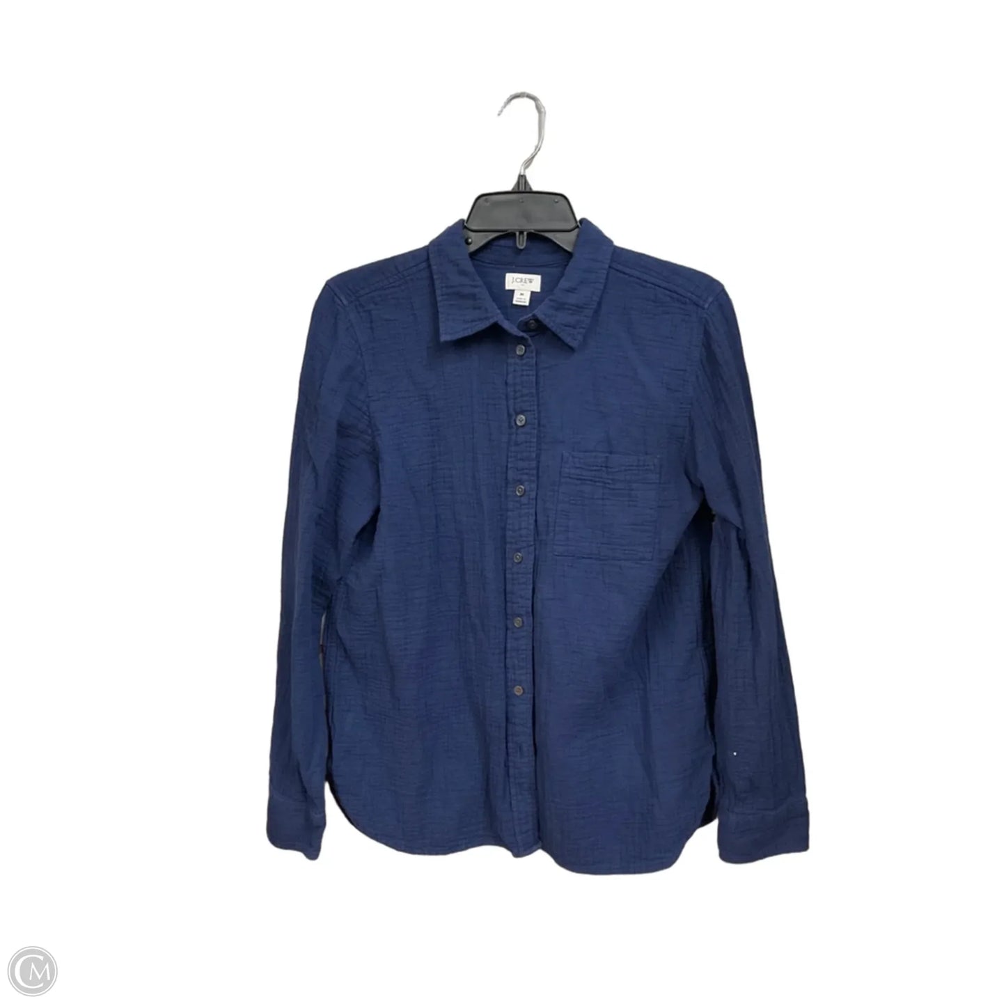 Top Long Sleeve By J. Crew In Blue, Size: M