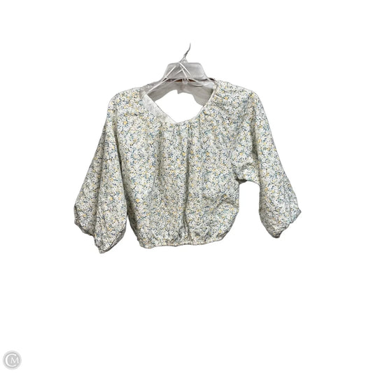 Top Short Sleeve By En Saison In Floral Print, Size: S
