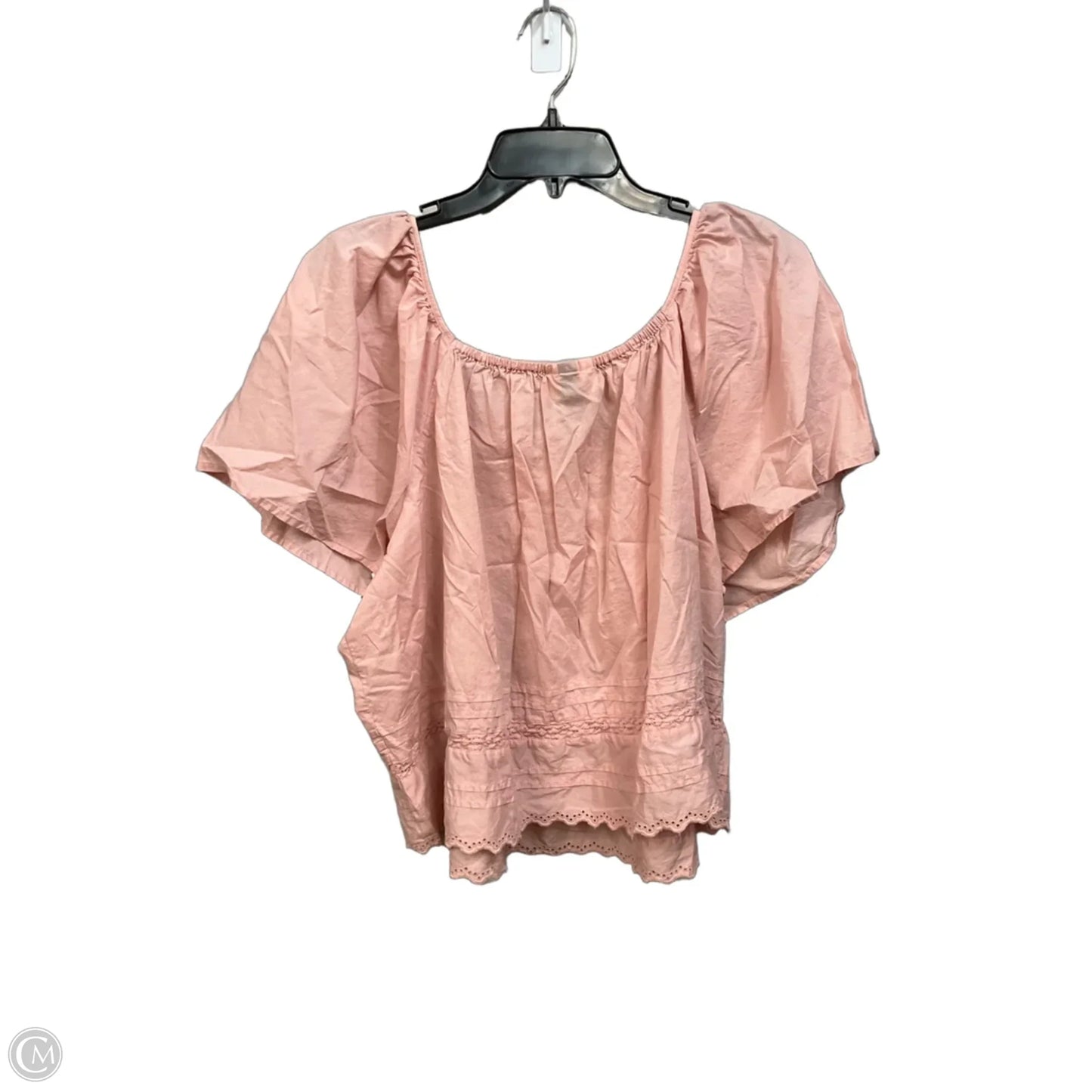 Top Short Sleeve By Universal Thread In Pink, Size: Xl