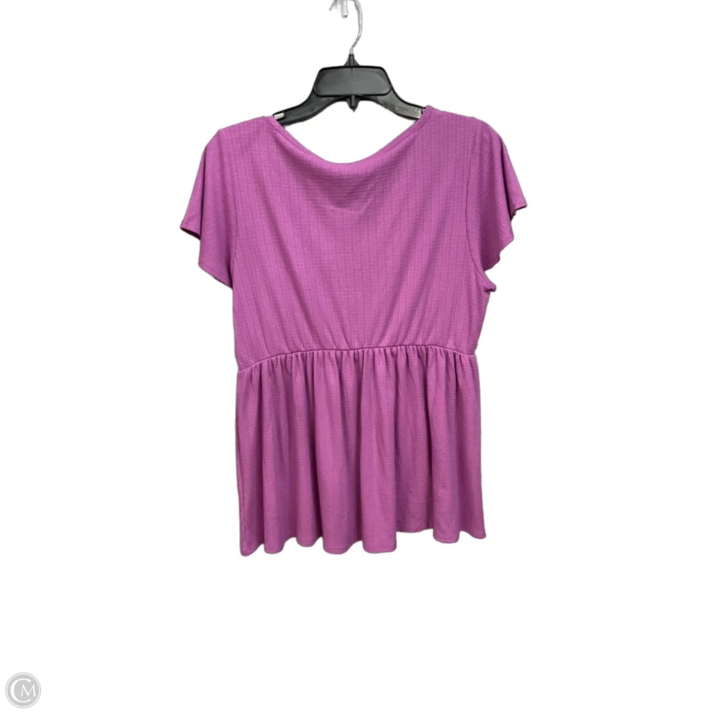 Top Short Sleeve By Torrid In Purple, Size: L