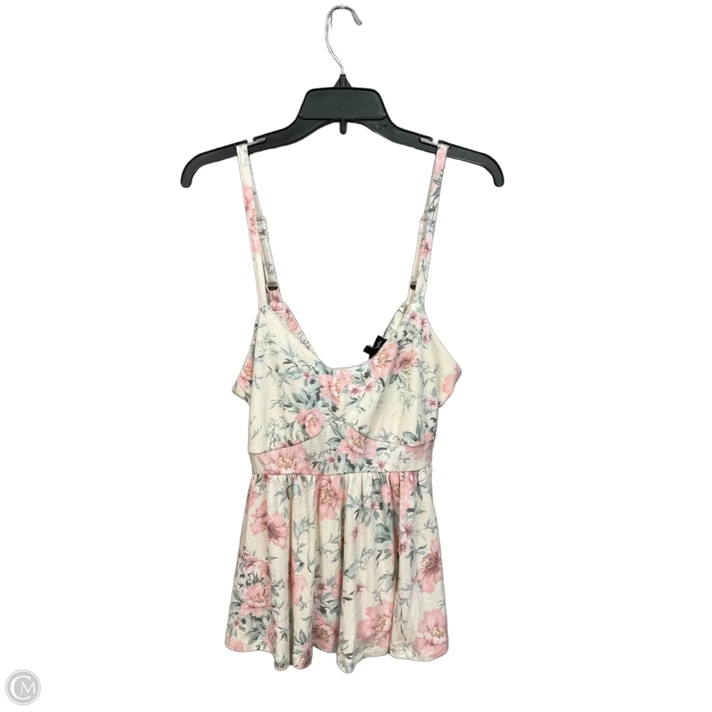 Top Sleeveless By Torrid In Floral Print, Size: 1x