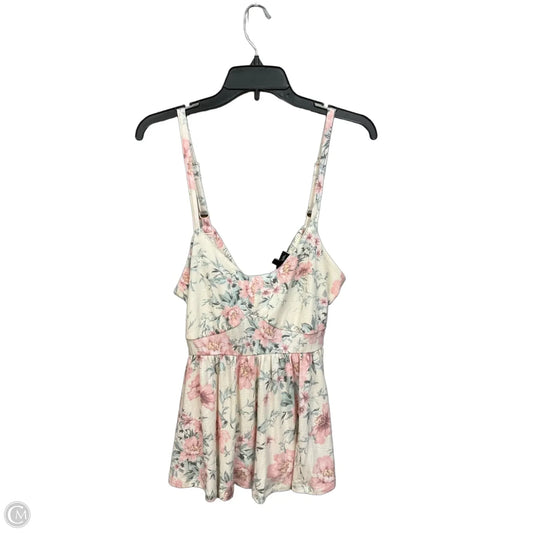 Top Sleeveless By Torrid In Floral Print, Size: 1x
