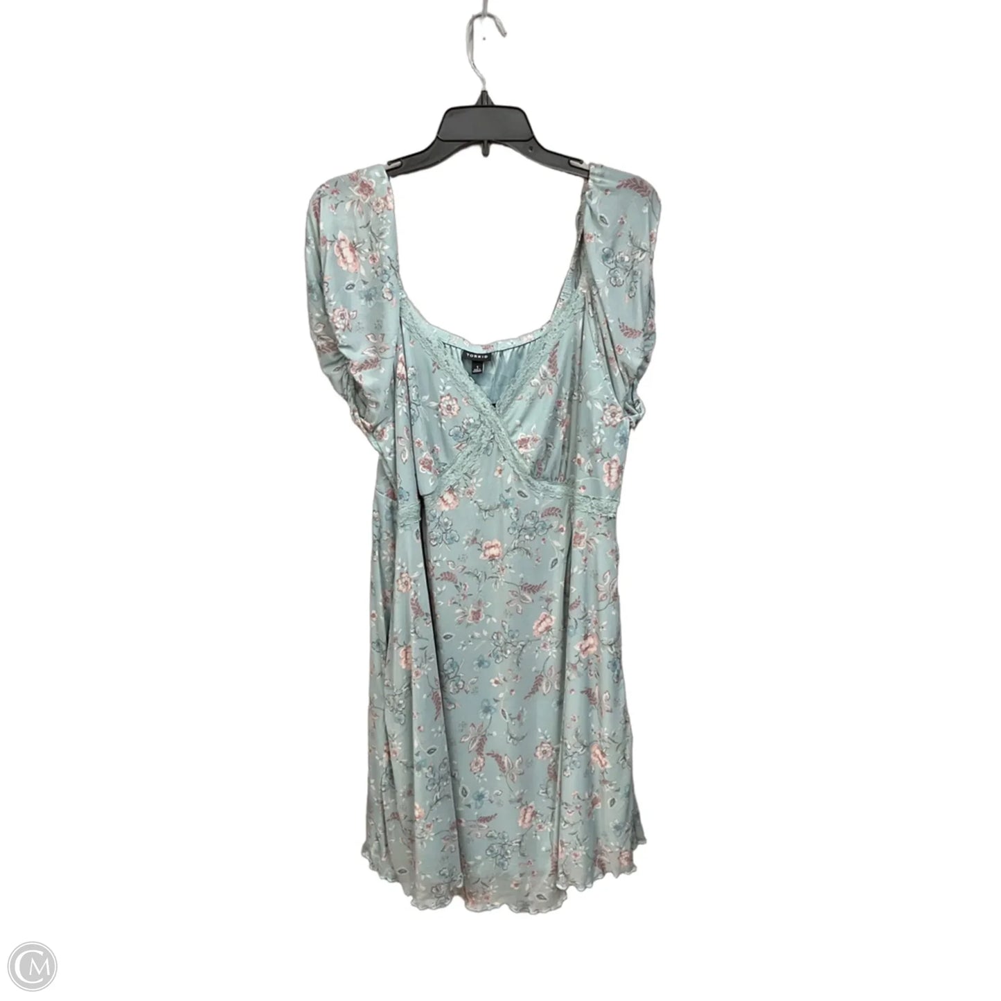 Dress Casual Short By Torrid In Blue, Size: 1x