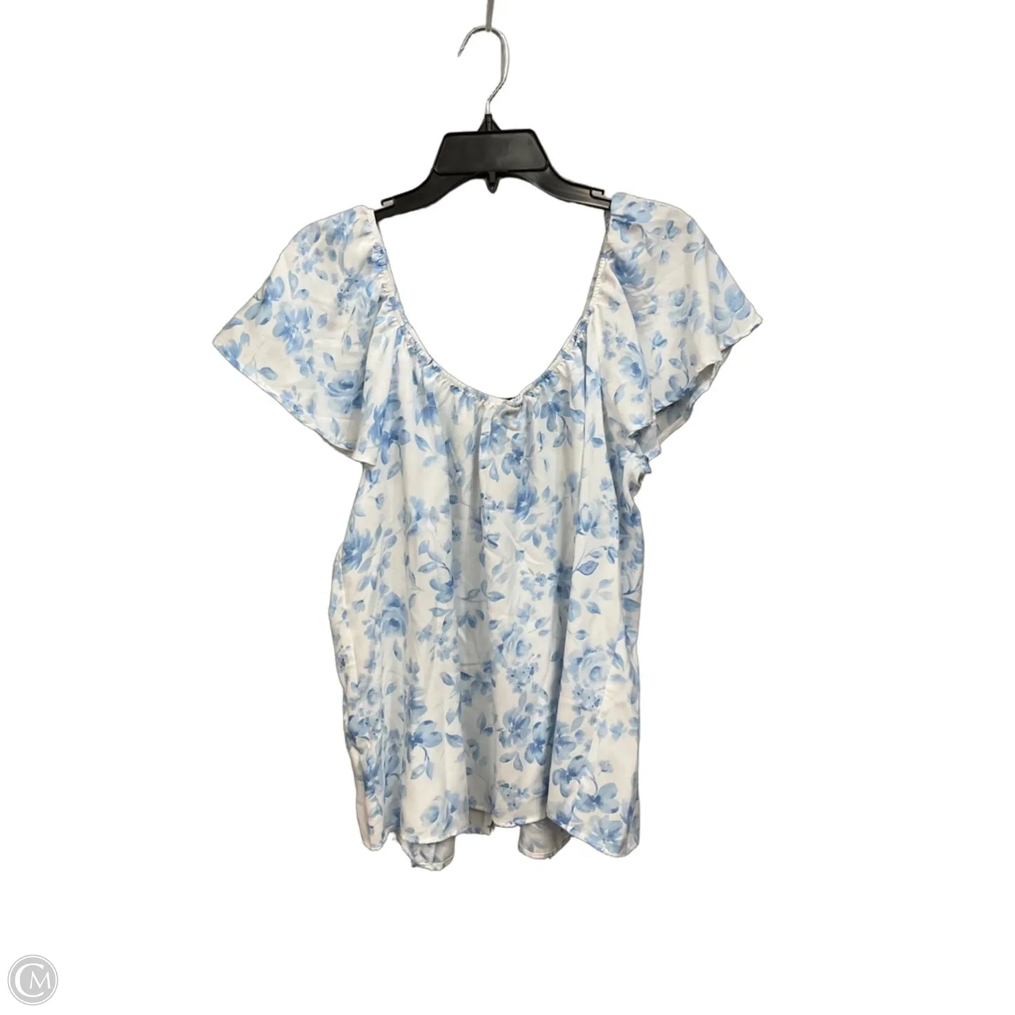 Top Short Sleeve By Torrid In Blue, Size: L