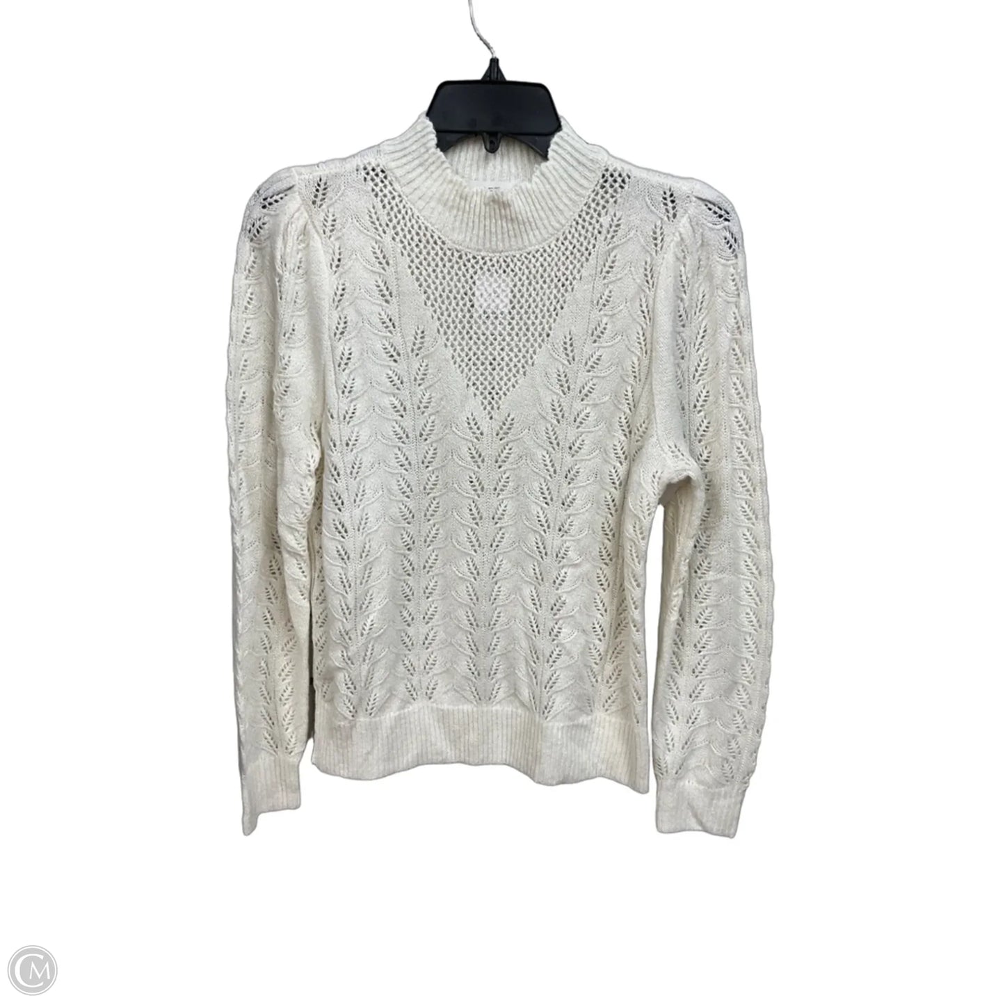 Sweater By Loft In Cream, Size: S