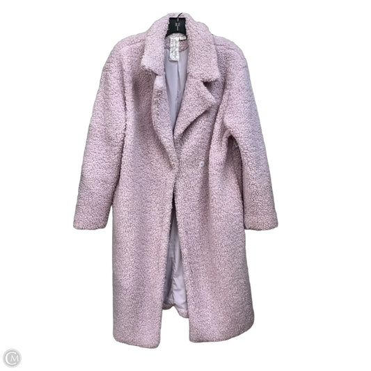 Jacket Faux Fur & Sherpa By Sadie & Sage In Purple, Size: M