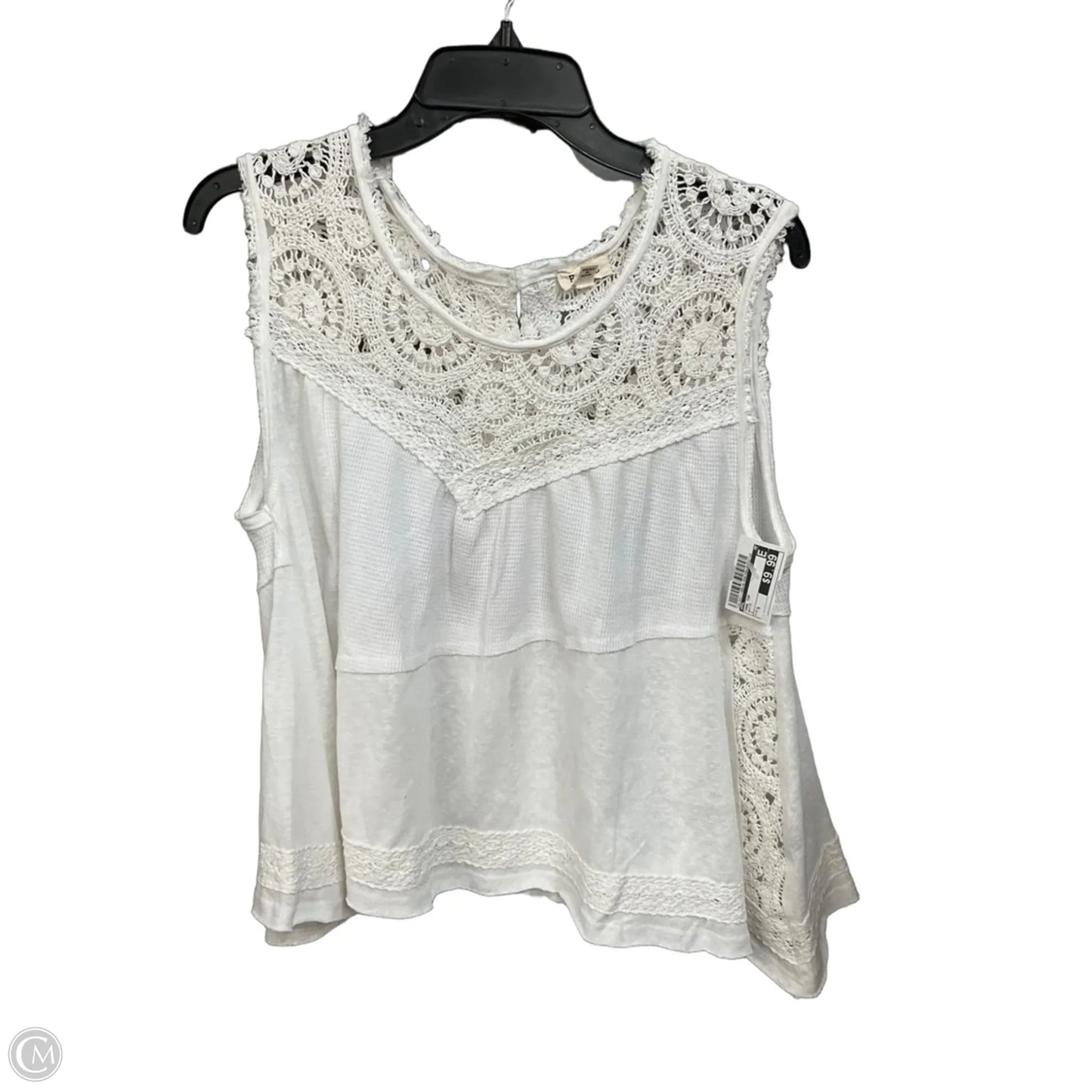 Tank Top By Pol In White, Size: S