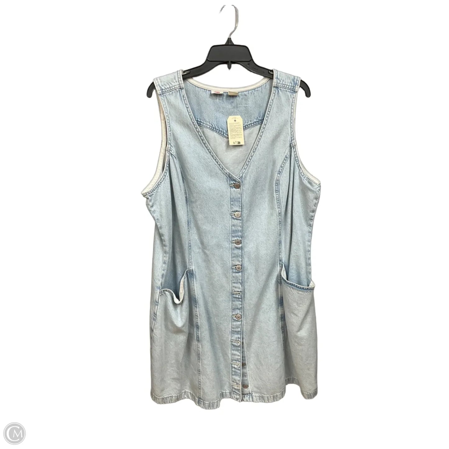 Dress Casual Short By Levis In Blue Denim, Size: 3x