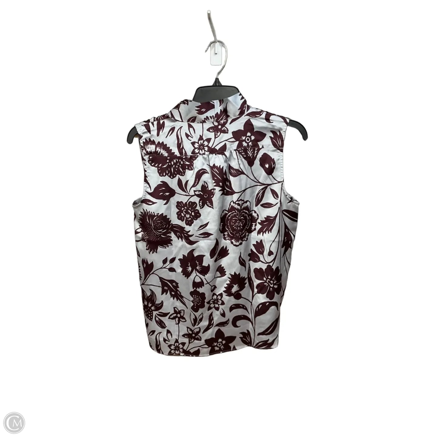 Blouse Sleeveless By Ann Taylor In Purple, Size: S