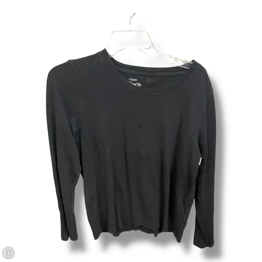 Top Long Sleeve By J. Crew In Black, Size: M
