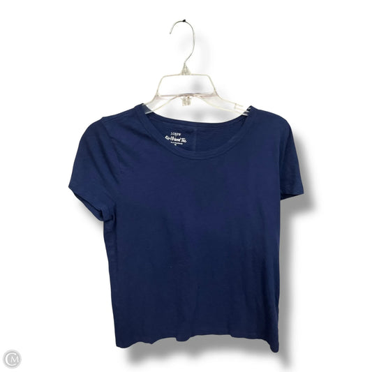 Top Short Sleeve By J. Crew In Blue, Size: M