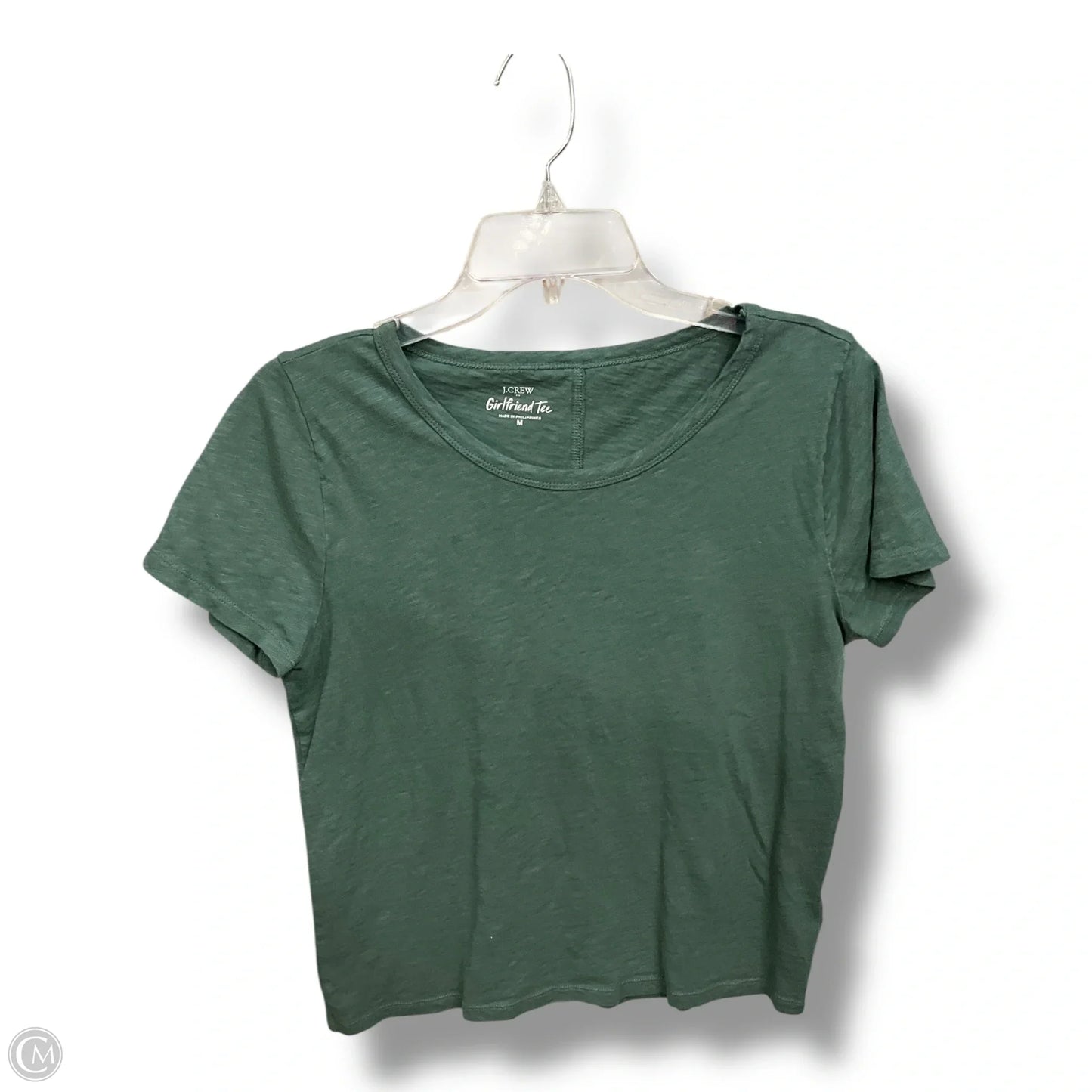 Top Short Sleeve By J. Crew In Green, Size: M
