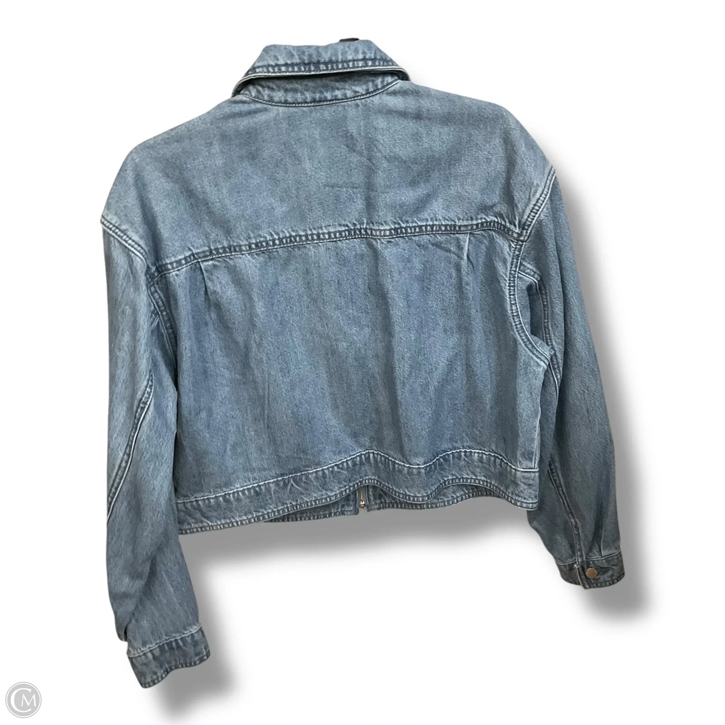 Jacket Denim By Universal Thread In Blue Denim, Size: L
