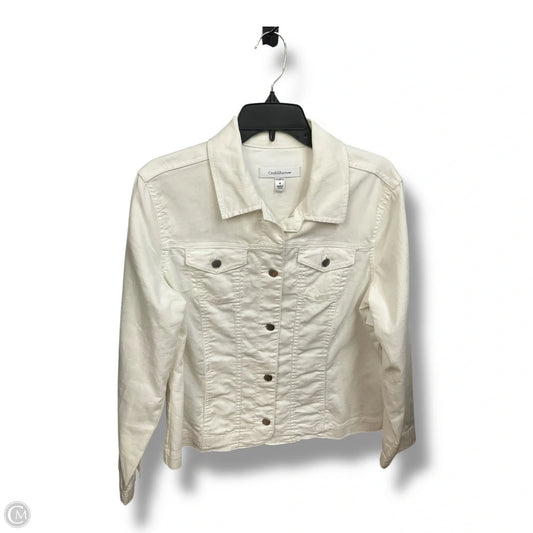 Jacket Other By Croft And Barrow In White, Size: M
