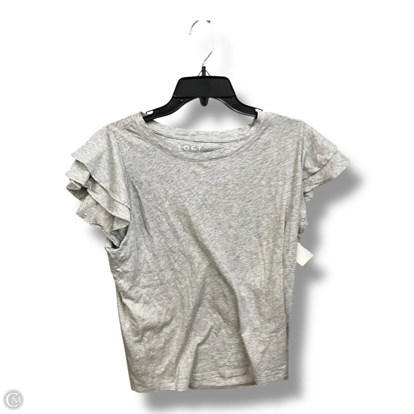 Top Sleeveless By Loft In Grey, Size: Xl