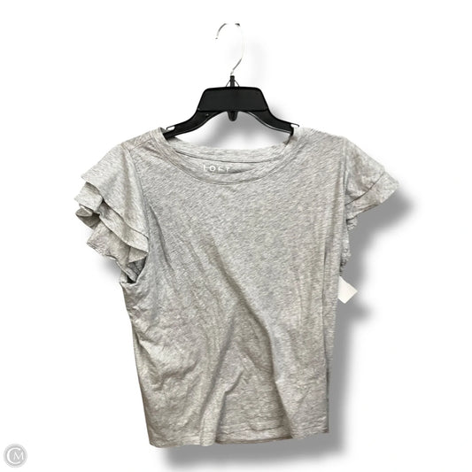 Top Sleeveless By Loft In Grey, Size: Xl