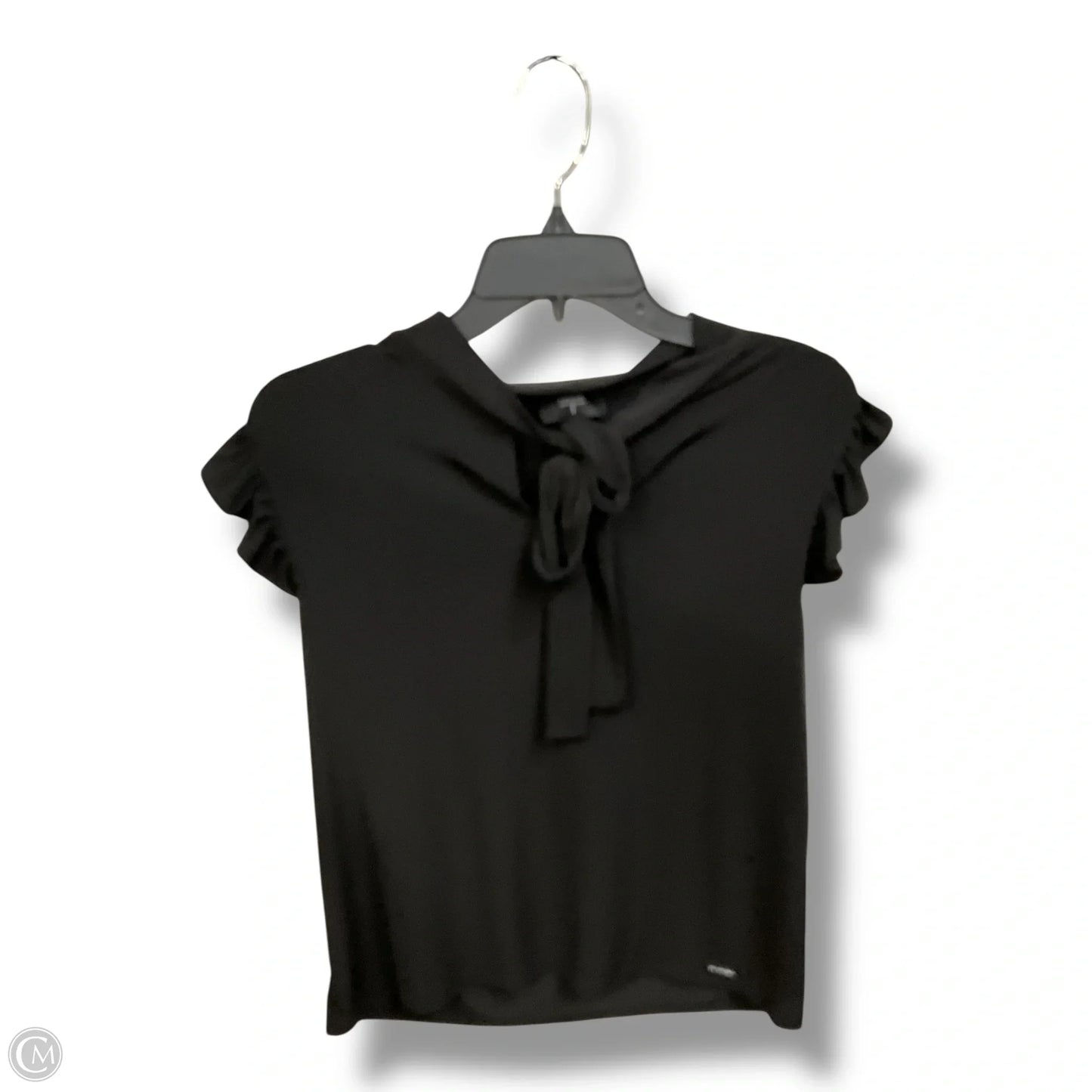 Top Sleeveless By Tahari In Black, Size: L
